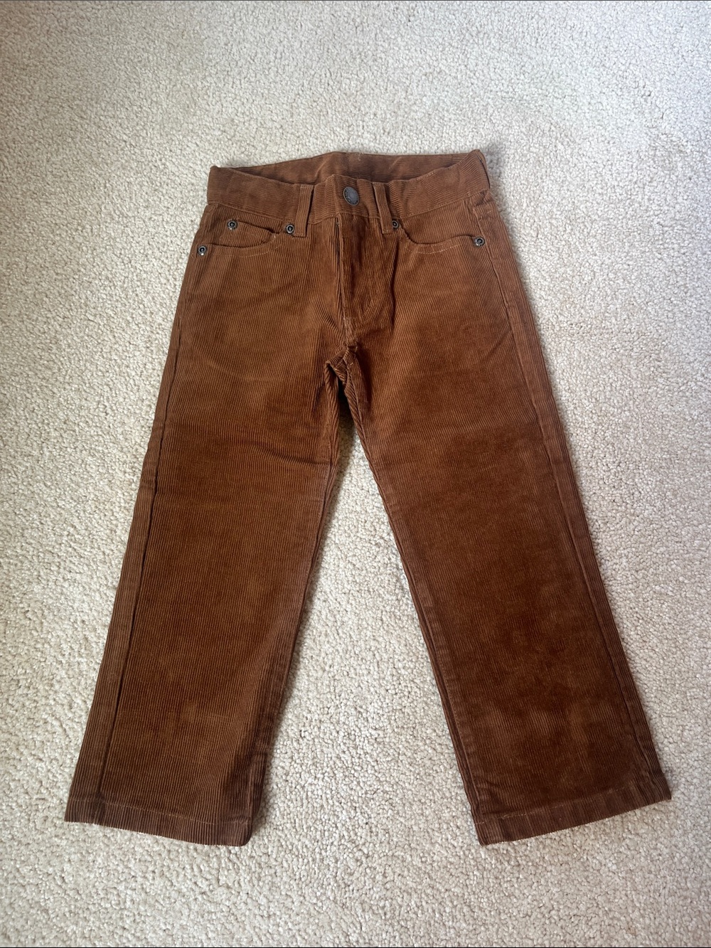 Janie and Jack Toddler Brown Corduroy Pants Size 3